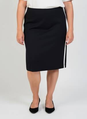 Fustă midi elasticitate negru ELENA MIRO femeie