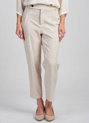 Pantalon 7/8 elasticitate mărime normală bej STREET ONE femeie