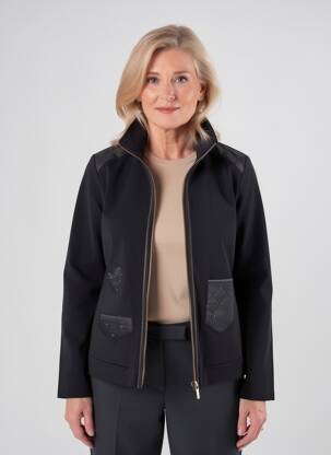 Jachete casual buzunare negru KALISSON femeie