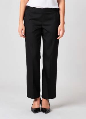 Pantalon drept talie elastică negru IMPERIAL femeie