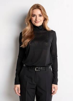 Maletă croială cambrată mâneci lungi negru MOLLY BRACKEN femeie