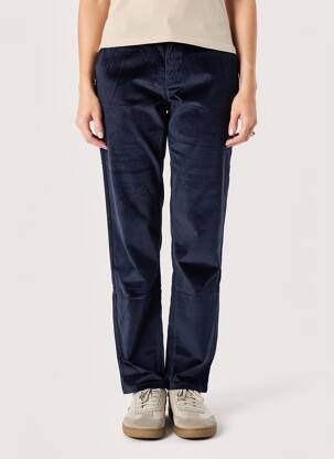 Pantalon chino elasticitate mărime normală albastru COUTURIST femeie