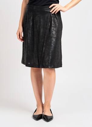 Fustă scurtă buzunare negru COUTURIST femeie
