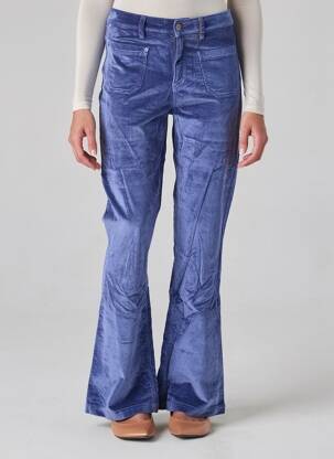 Pantalon evazat mărime normală mărime normală albastru COUTURIST femeie