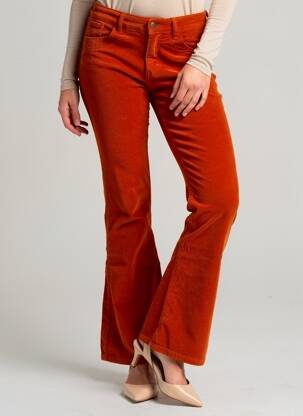 Pantalon evazat mărime normală mărime normală portocalie COUTURIST femeie