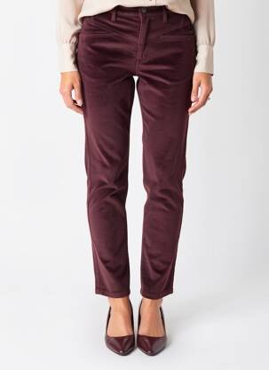 Pantalon slim elasticitate mărime normală violet COUTURIST femeie
