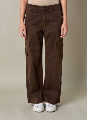 Pantalon cargo buzunare maro COUTURIST femeie
