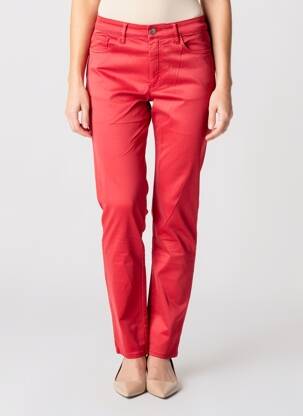 Pantalon slim buzunare roșu COUTURIST femeie
