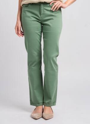 Pantalon slim buzunare verde COUTURIST femeie