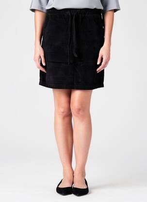 Fustă scurtă buzunare negru COUTURIST femeie