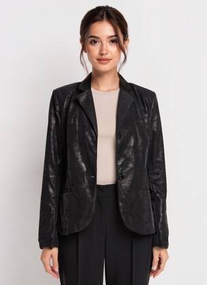 Sacou buzunare negru COUTURIST femeie