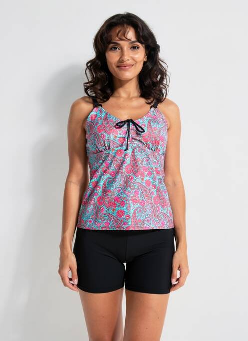 Tankini imprimeu fantezie negru LAGON BLEU femme