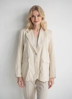 Sacou croială cambrată bej NEW COLLECTION femeie