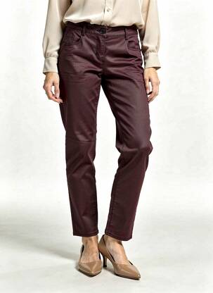 Pantalon slim elasticitate mărime normală violet CECIL femme