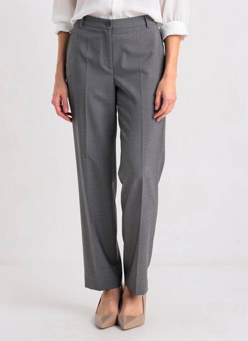 Pantalon drept elasticitate mărime normală gri NINO LORETTI femme