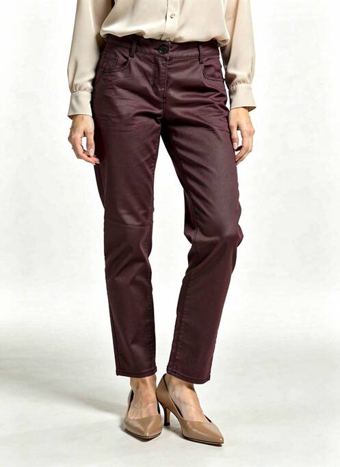 Pantalon slim elasticitate mărime normală violet CECIL femme