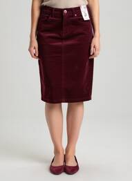 Fustă midi elasticitate violet S.QUISE femme