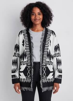 Vestă cu mâneci lungi elasticitate negru 2W PARIS femeie
