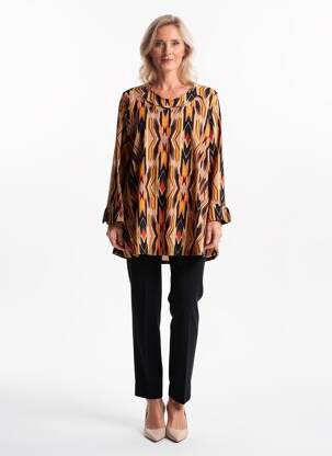 Top țesătură jersey mâneci lungi galben 2W PARIS femme