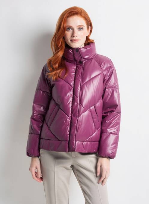Geacă matlasată buzunare fără glugă violet ATTRAIT femme