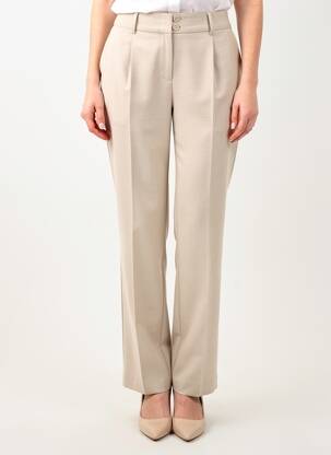 Pantalon evazat mărime normală mărime normală bej TIFFOSI femme
