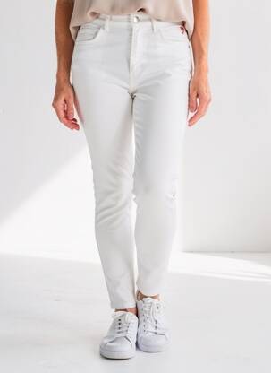 Blugi skinny talie înaltă talie înaltă alb DESIGUAL femeie
