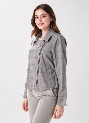 Jachete casual buzunare gri I.CODE (By IKKS) femeie
