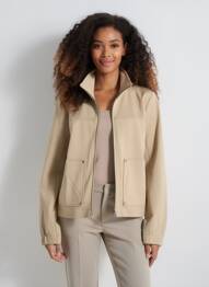 Jachete casual buzunare bej STREET ONE femme