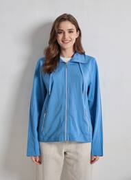 Jachete casual buzunare albastru JOY OF LIFE femme