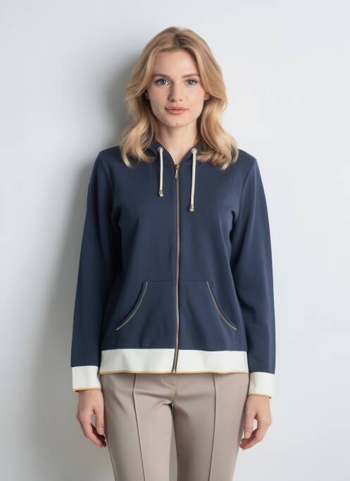 Jachete casual guler rotund albastru KALISSON femme