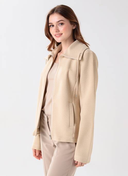 Jachete casual buzunare bej CECIL femme