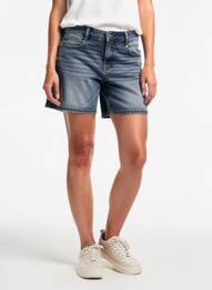 Șort țesătură denim albastru LE TEMPS DES CERISES femeie