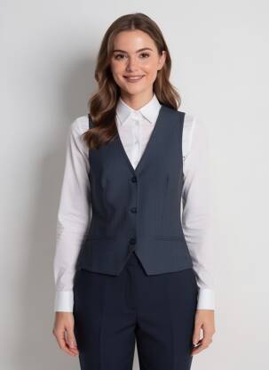 Vestă fără mâneci buzunare albastru FUEGO WOMAN femme