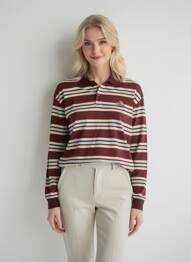 Polo mâneci lungi mâneci lungi violet LIONESS femeie