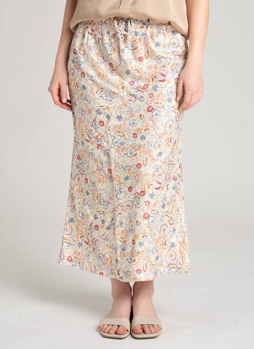 Pantalon larg buzunare mărime normală bej BALZAC femme