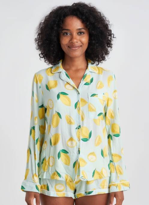 Pijamale scurte albastru MONOPRIX femme