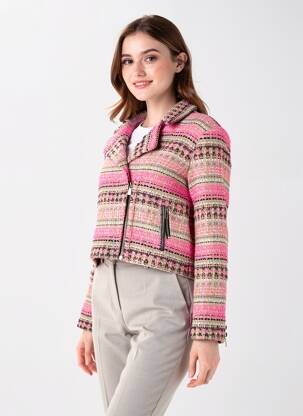 Geacă mâneci lungi roz LOLA CASADEMUNT femme