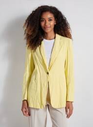 Sacou buzunare galben ASABLE femme