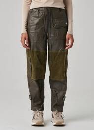 Pantalon cargo talie elastică mărime normală maro ZADIG & VOLTAIRE femme