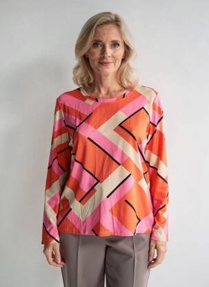 Tricou mâneci lungi mâneci lungi roșu BETTY BARCLAY femeie