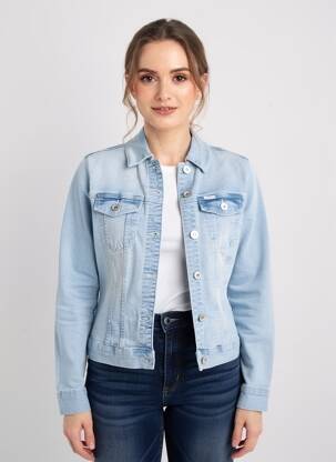 Jachete casual buzunare albastru GARCIA femeie
