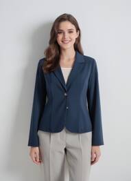 Sacou croială cambrată albastru BETTY BARCLAY femme