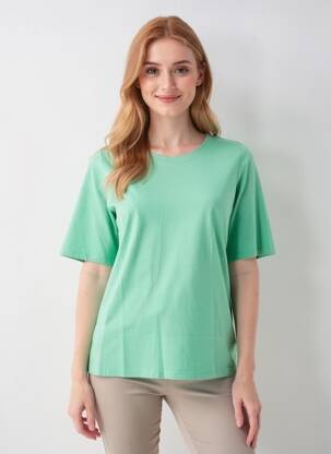 Tricou elasticitate mâneci scurte verde BETTY BARCLAY femeie