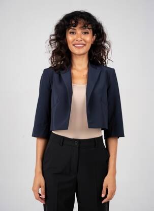 Bolero țesătură crep albastru BETTY BARCLAY femeie