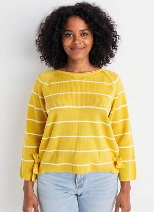 Pulover elasticitate mâneci lungi galben BETTY BARCLAY femeie