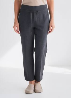 Pantalon slim talie elastică gri STREET ONE femeie