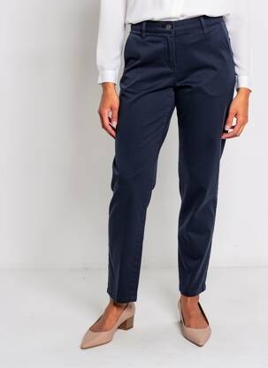 Pantalon slim buzunare albastru DELAHAYE femme