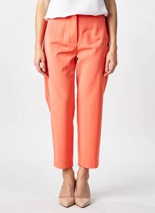 Pantalon 7/8 închidere cu fermoar sub clapetă cu cârlig portocaliu GARCIA femme