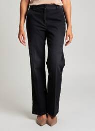 Blugi bootcut mărime normală mărime normală negru SIGNATURE femme