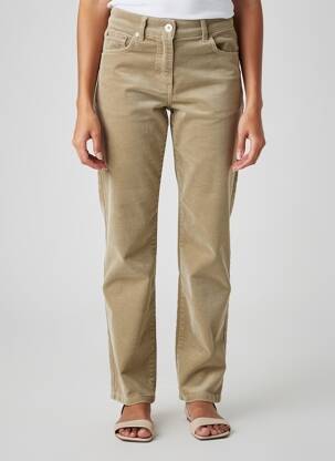 Pantalon slim elasticitate mărime normală verde TONI femeie